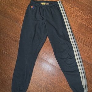 Aviator Nation 5 stripe sweatpants